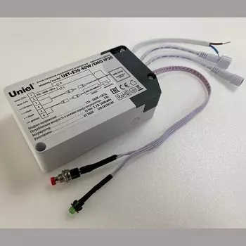 UET-E30 40W/EMG IP20 Блок аварийного питания для светодиодных панелей CLIP IN. TM Uniel