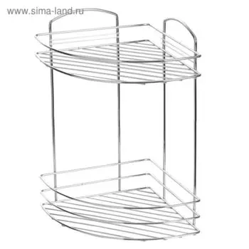 Угловая полка, 2-х ярусная