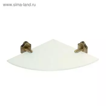 Угловая полка настенная Sacramento antique bronze