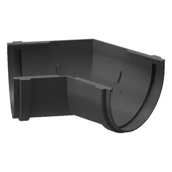 Угол водосточного желоба DCKE PREMIUM, 135, цвет графит