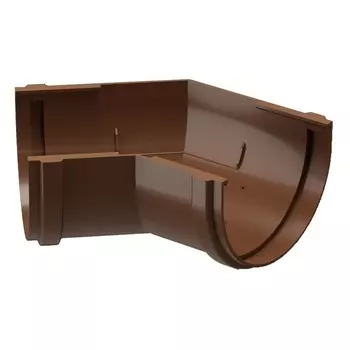 Угловой элемент водосточного желоба DCKE PREMIUM, 135, цвет каштан