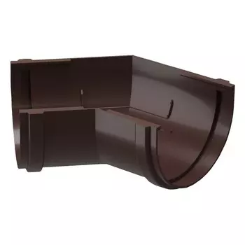 Угол водосточного желоба DCKE PREMIUM, 135, цвет шоколад