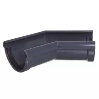 Угловой элемент желоба DCKE LUX, 135°, цвет графит