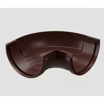 Угловой элемент желоба Dcke STANDARD, Коричневый, 120мм * 90