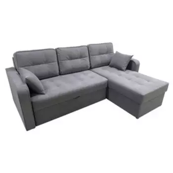 Угловой диван «Фаворит», механизм дельфин, цвет бинго эш