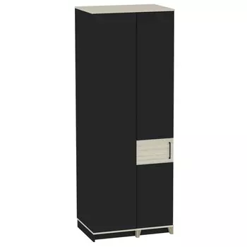 Шкаф угловой Aurelio 156, левый, 8556002308 мм, цвет антрацит/блеквуд сатиновый