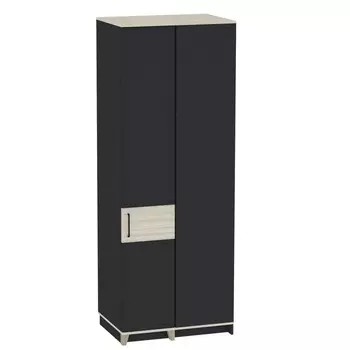 Шкаф угловой Aurelio 56, правый, 8556002308 мм, цвет антрацит/блеквуд сатиновый