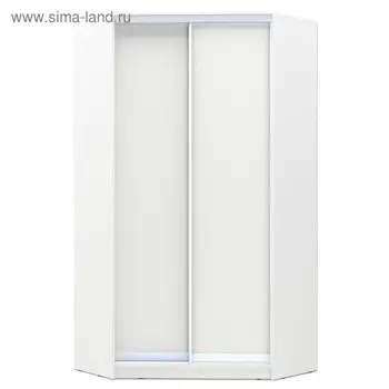 Шкаф – купе угловой «Хит – У – 23 – 4 – 11», 110311032300 мм, цвет белый