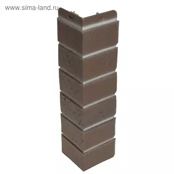 Угол для фасадных панелей DCKE BERG, цвет коричневый