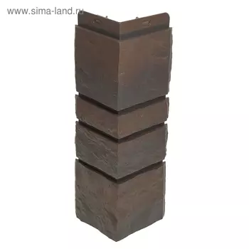 Угол для фасадных панелей DCKE BURG, цвет тёмный