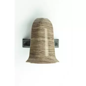 Угол наружный с кронштейном глянцевый 6004, Дуб Королевский 2шт