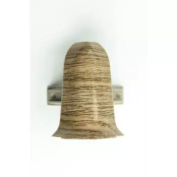 Угол наружный с кронштейном глянцевый 6008, Дуб Рустикальный 2шт