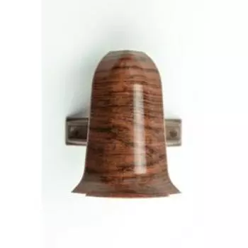 Угол наружный с кронштейном глянцевый 6012, Дуб Мербау 2шт