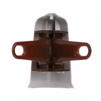 Угол наружный (внешний) «Деконика», с крепежом для плинтуса, 55 мм, 210 дуб Пепельный