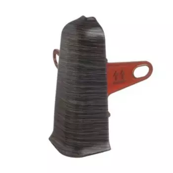 Угол наружный (внешний) с крепежом для плинтуса «Деконика», 70 мм, цвет 303 венге темный