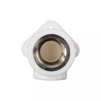 Угольник MeerPlast, 25 мм x 3/4", внутренняя резьба, с креплением