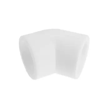 Угольник MeerPlast, полипропиленовый, 25 мм, 45°, белый