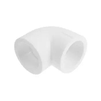 Угольник MeerPlast, полипропиленовый, 40 мм, 90°, белый
