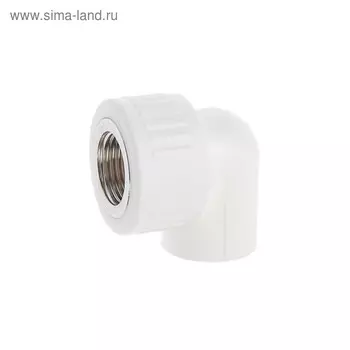 Угольник OTMO, полипропиленовый, 20 мм х 1/2", внутренняя резьба