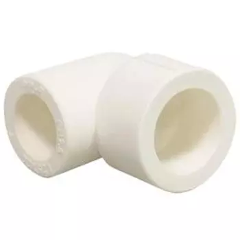 Угольник переходной "CTM" ПЛАСТ CPLR2520, полипропиленовый, d=25 х 20 мм, 90°, белый