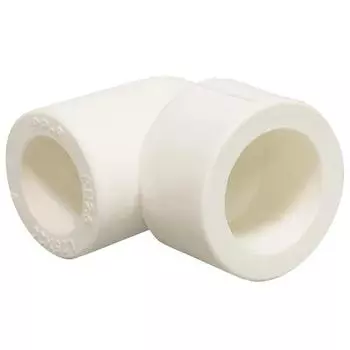 Угольник переходной "CTM" ПЛАСТ CPLR3220, полипропиленовый, d=32 х 20 мм, 90°, белый