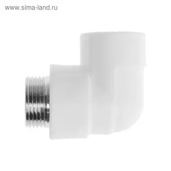 Угольник переходной VALFEX PRO, полипропиленовый, 25 мм х 3/4", наружная резьба