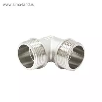 Угольник STI, 3/4", наружная/наружная резьба, никелированная латунь