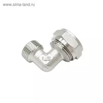 Угольник STI, обжимной, 16x1/2", наружный