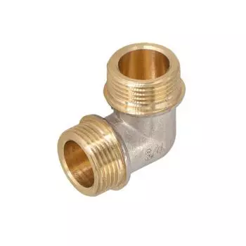 Угольник СТМ, 1/2", никелированная латунь