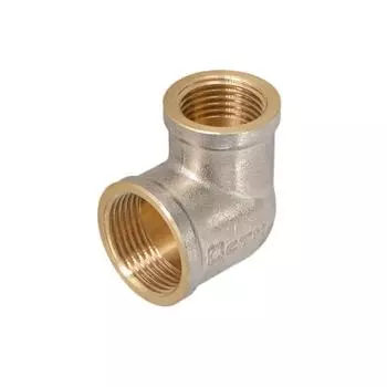 Угольник СТМ, 1" x 3/4", внутренняя резьба, никелированная латунь