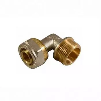 Угольник СТМ, обжимной, 20 мм х 1/2", наружный