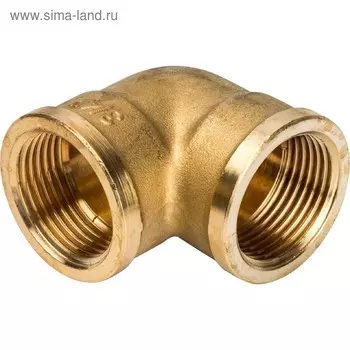 Угольник STOUT SFT-0013-000034, 3/4", внутренняя/внутренняя резьба