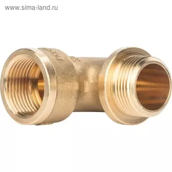 Угольник STOUT SFT-0015-000034, 3/4", наружная/внутренняя резьба, с упором
