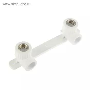 Угольник установочный для смесителя VALFEX, на планке, d=25 мм, 1/2"