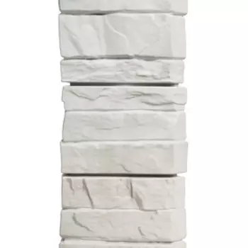 Угол для фасадных панелей DCKE STEIN, цвет молочный