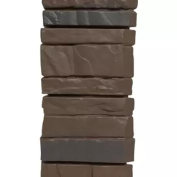 Угол для фасадных панелей DCKE STEIN, цвет тёмный орех