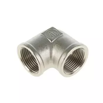 Угол Valtec, 3/4", внутренняя резьба, никелированная латунь