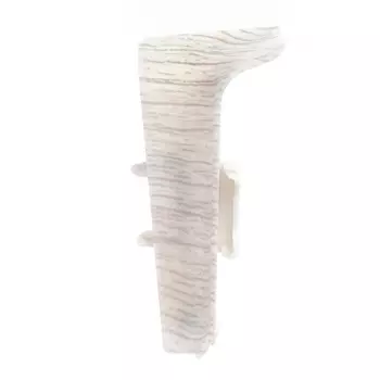 Угол внутренний для плинтуса «Деконика», 55 мм, цвет 253 ясень серый