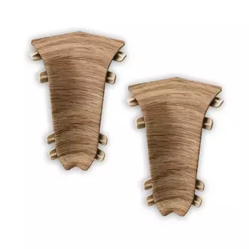 Угол внутренний Лексида 55мм Дуб (2шт/блистер)