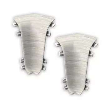 Угол внутренний Лексида 55мм Клен белый (2шт/блистер)