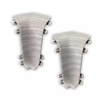 Угол внутренний Лексида 55мм Ясень белый (2шт/блистер)