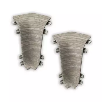 Угол внутренний Лексида 55мм Ясень серый (2шт/блистер)