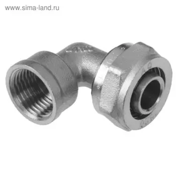 Уголок AQuapex, обжимной, 20 мм х 1/2" внутренняя резьба