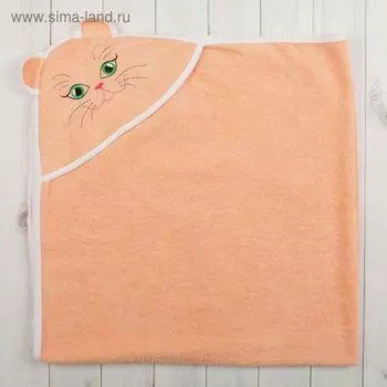 Уголок детский «Киска», размер 90х90 см, цвет персиковый