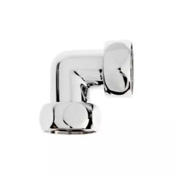 Уголок для полотенцесушителя TIM K9-LF044, гайка/гайка 1"х1", хром, 2 шт.