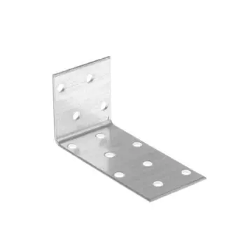 Уголок крепежный анкерный ТУНДРА, 40х80х40х2 мм, 10 шт.