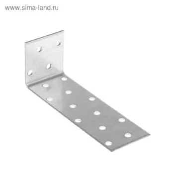 Уголок крепежный анкерный ТУНДРА krep, 40х120х40х2 мм