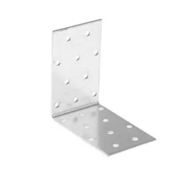 Уголок крепежный равносторонний ТУНДРА krep, 80х80х50х2 мм