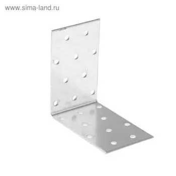 Уголок крепежный равносторонний ТУНДРА krep, 80х80х50х2 мм