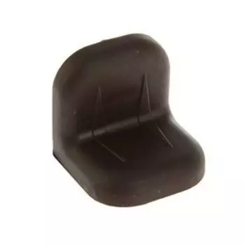 Мебельный уголок M.F, с декоративной накладкой, 24х24х25 мм, венге